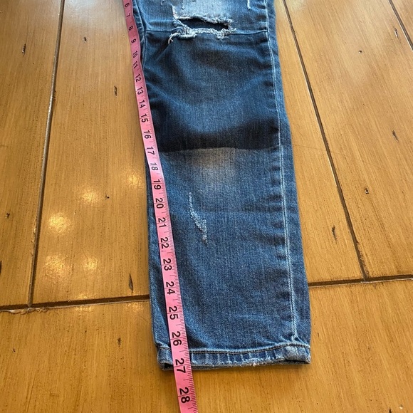 Kut Women’s Zoey’s Boyfriend 8 distressed cotton New without tag Anthropologie - Picture 15 of 15